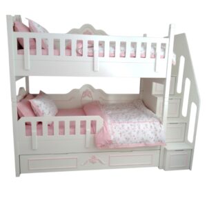 KLAS YANDAN MERDİVENLİ YAVRULU ÇEMBER OYMA PEMBE