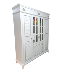 PANJURLU 4 KAPILI DOLAP KRAL APLİK