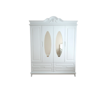 OVAL KLAS 4 KAPILI DOLAP AYNALI