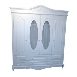 OVAL 4 KAPILI DOLAP PERDELİ