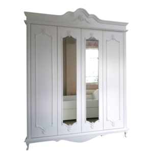 KLAS GÜL OYMALI 4 KAPILI DOLAP