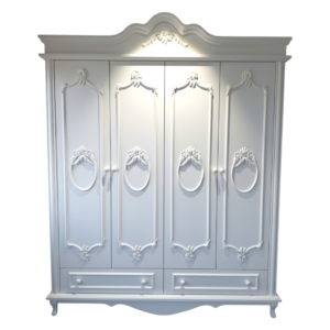 KLAS 4 KAPILI DOLAP ÇEMBER OYMALI